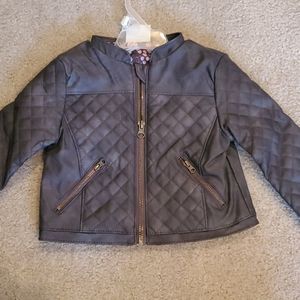 Toddler Faux Leather Jacket